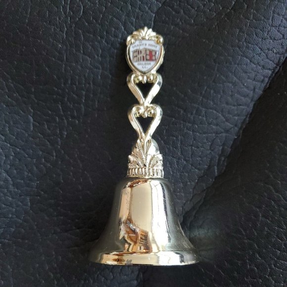Unbranded Other - Vintage Galena Illinois Grants Home Gold Tone Souvenir Trinket Service Bell